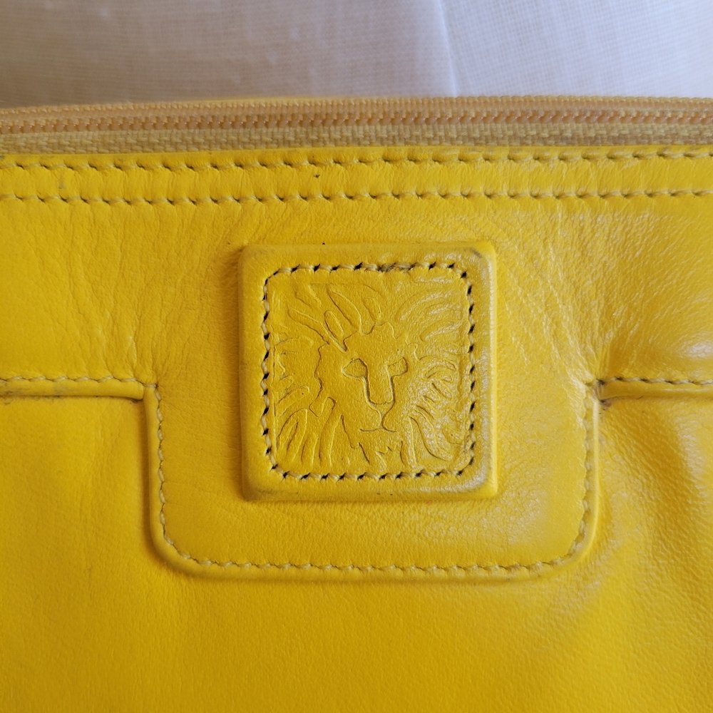 80s Anne Klein for Calderon Mustard Yellow Bag